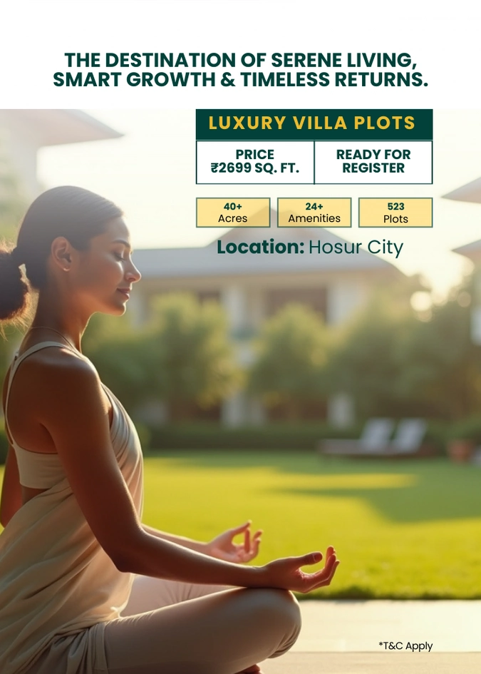 Nandhavanam: Luxury Villa Plots In Hosur For Sale
